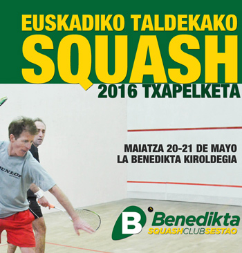 Campeonato de Euskadi por Equipos el 20 y 21 de mayo en la Benedicta de Sestao