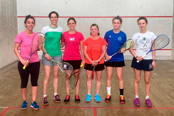 Chicas del Benedikta Squash Club de Sestao